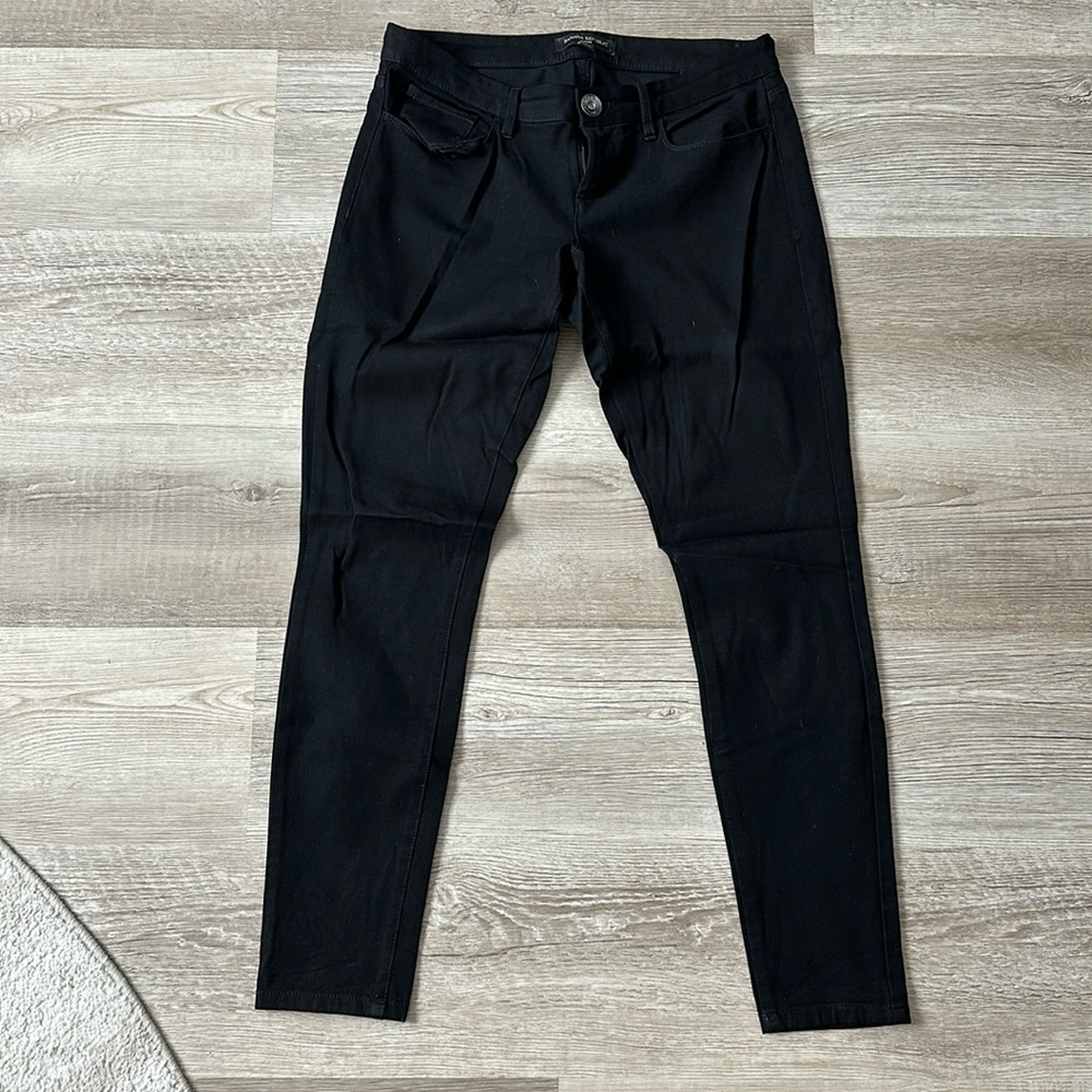 Black Banana Republic Sloan Stretch Pants.